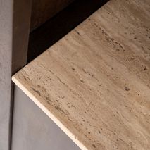 Boekenkast LIO - Mangohout/Travertijn ELO 95905