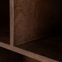 Boekenkast LIO - Mangohout/Travertijn ELO 95905