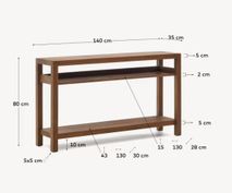Console SASHI - Massief teak KAV M0500010MM47
