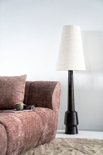 Vloerlamp DAWN - Wit/Zwart BBO 230207