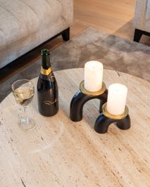 Set 2 salontafels AVALON - Travertijn RMD 7662