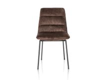 Set 4 eetkamerstoelen AURORA - Camel/Espresso C-XOO-AUR-ST1
