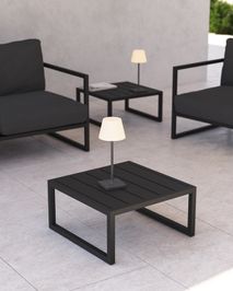 Loungeset COMOVA - Zwart C-KAV-CO-LS1