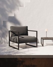 Loungeset COMOVA - Zwart C-KAV-CO-LS1