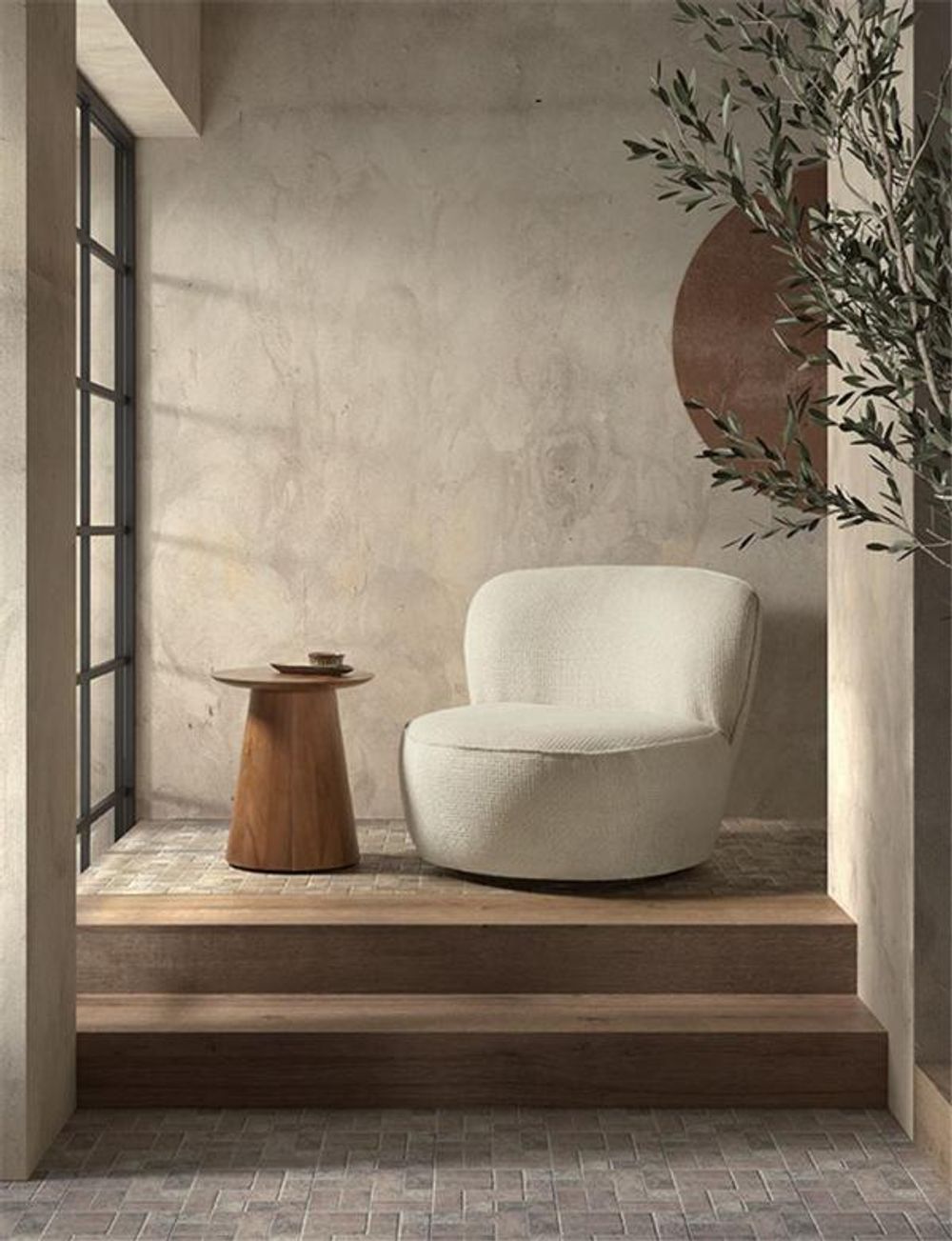 Bijzettafel LOTUS - Acaciahout VDC LO BT40-B