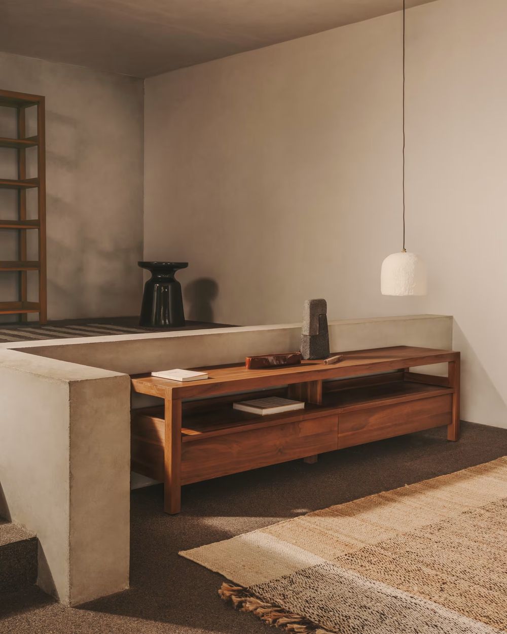 Tv-meubel SASHI - Massief teak KAV M1000027MM47