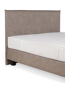 Boxspring met hoofdbord LIEZETTE - Lichtbruin EFL LI BX1820