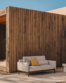 Modulaire 2-zits buitenbank SORELLS - Beige/Groen KAV J1600024FZ12