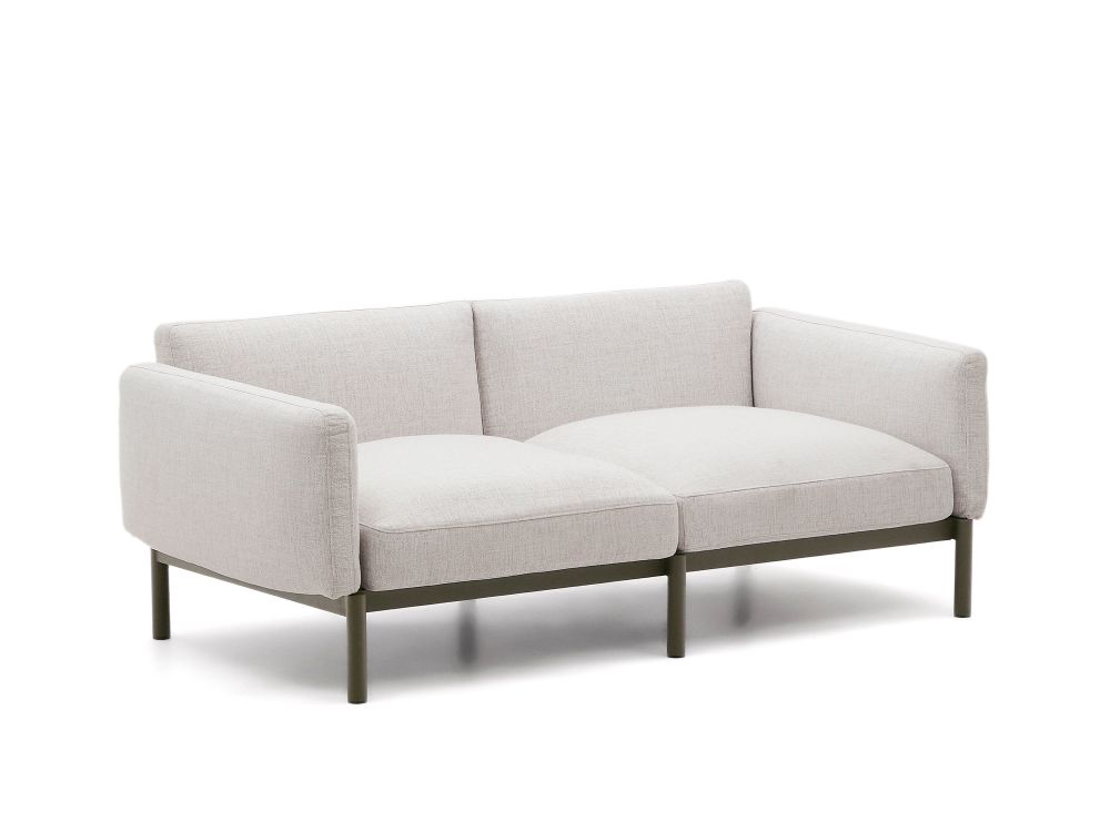 Modulaire 2-zits buitenbank SORELLS - Beige/Groen KAV J1600024FZ12