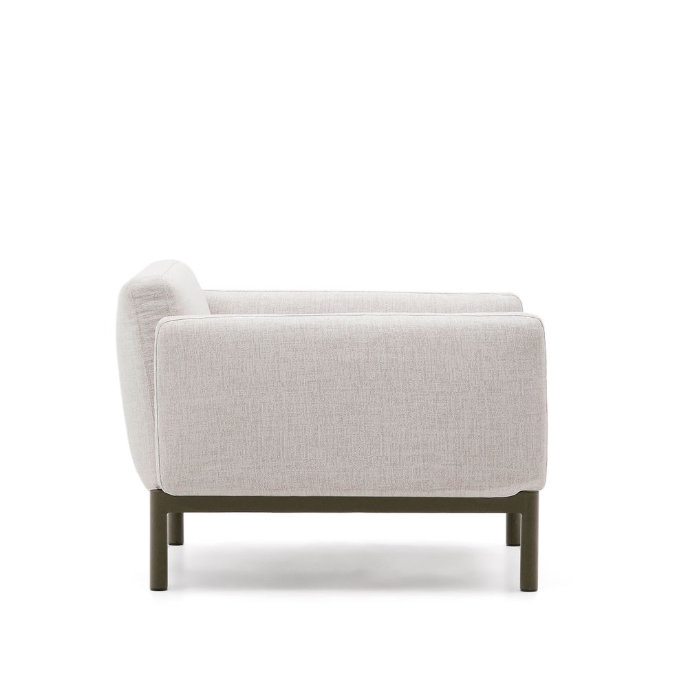 Loungefauteuil SORELLS - Beige/Groen KAV J1600030FZ12