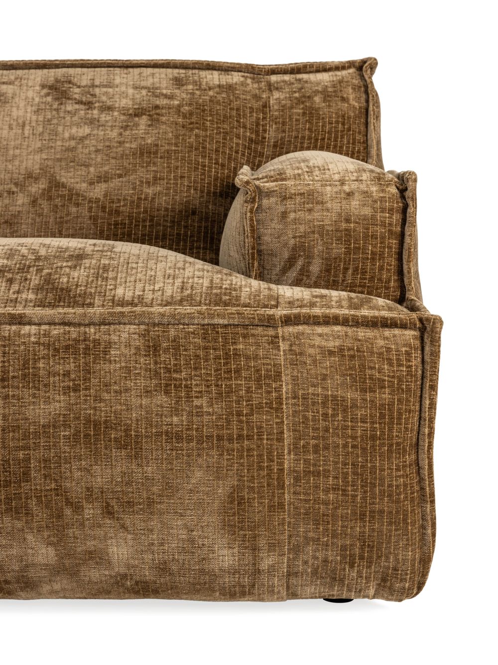 Hoeksalon PLATANI - Bruin ribfluweel C-ESS-PL-HKS1