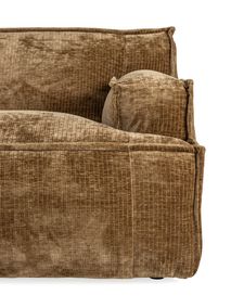 Hoeksalon PLATANI - Bruin ribfluweel C-ESS-PL-HKS1