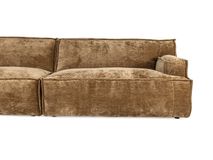 Hoeksalon PLATANI - Bruin ribfluweel C-ESS-PL-HKS1