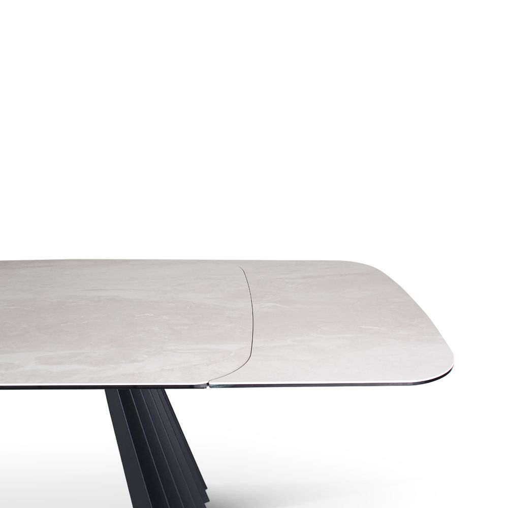 Uittrekbare tafel PAYA - Beige keramiek VDC TA-01053