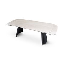 Uittrekbare tafel PAYA - Beige keramiek VDC TA-01053