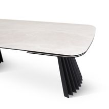 Uittrekbare tafel PAYA - Beige keramiek VDC TA-01053