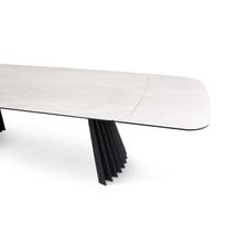 Uittrekbare tafel PAYA - Beige keramiek VDC TA-01053