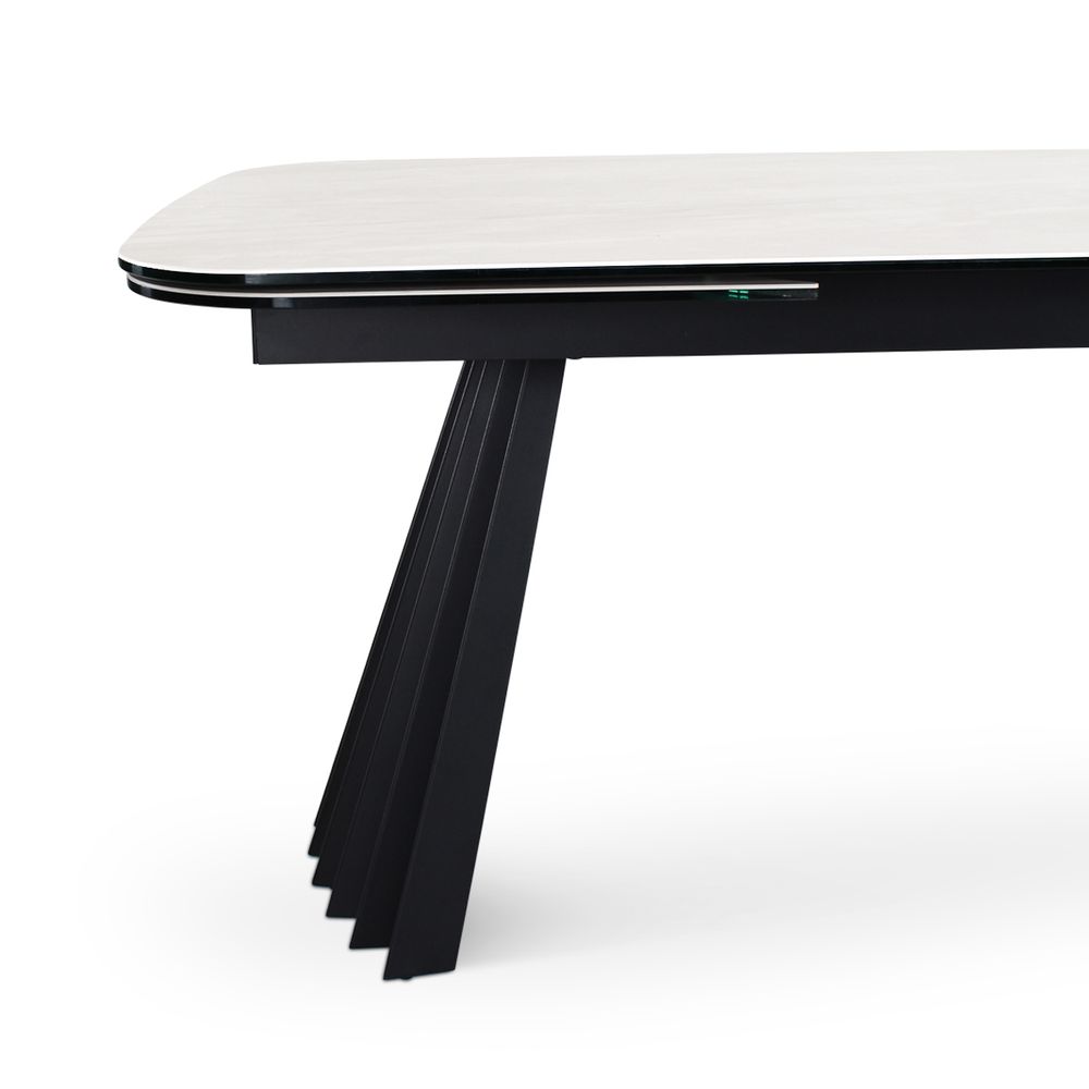 Uittrekbare tafel PAYA - Beige keramiek VDC TA-01053