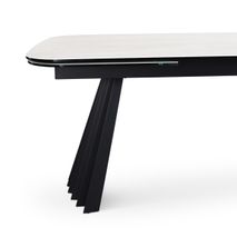 Uittrekbare tafel PAYA - Beige keramiek VDC TA-01053