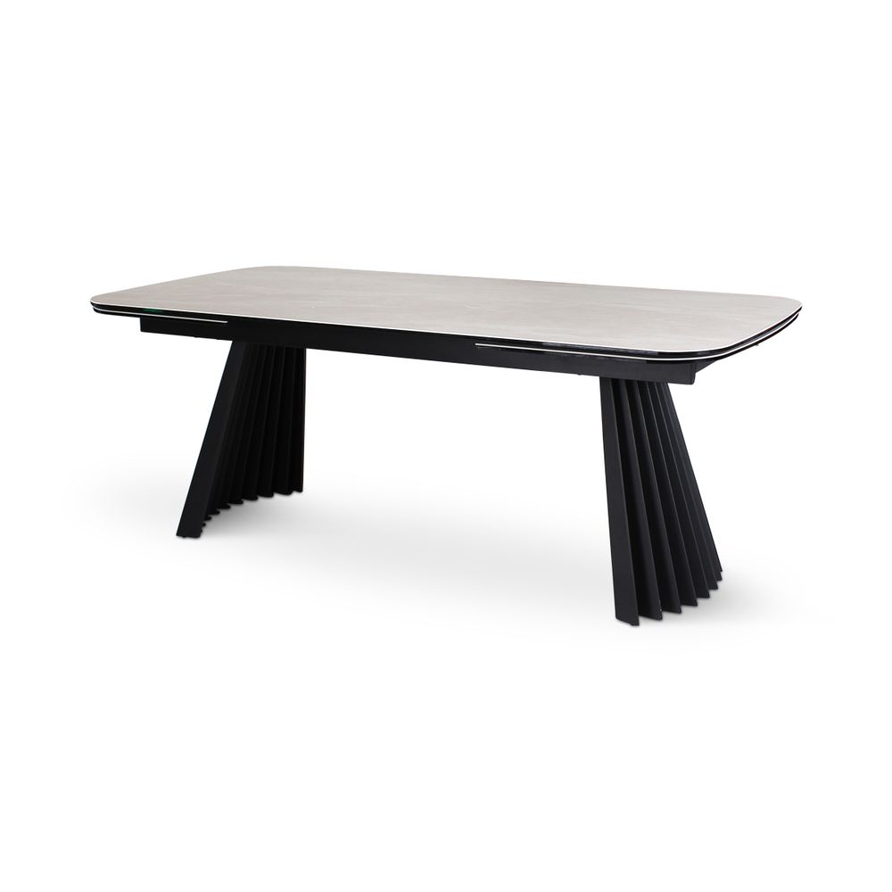 Uittrekbare tafel PAYA - Beige keramiek VDC TA-01053