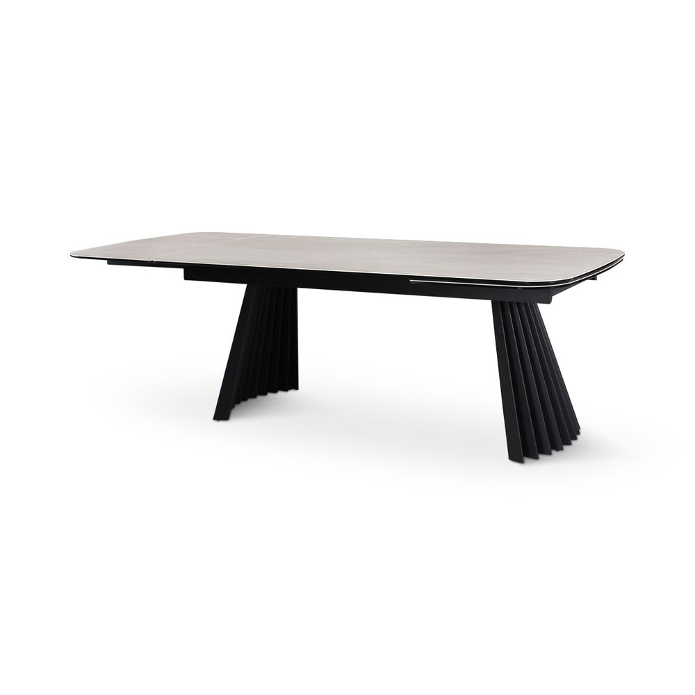 Uittrekbare tafel PAYA - Beige keramiek VDC TA-01053