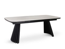 Uittrekbare tafel PAYA - Beige keramiek VDC TA-01053