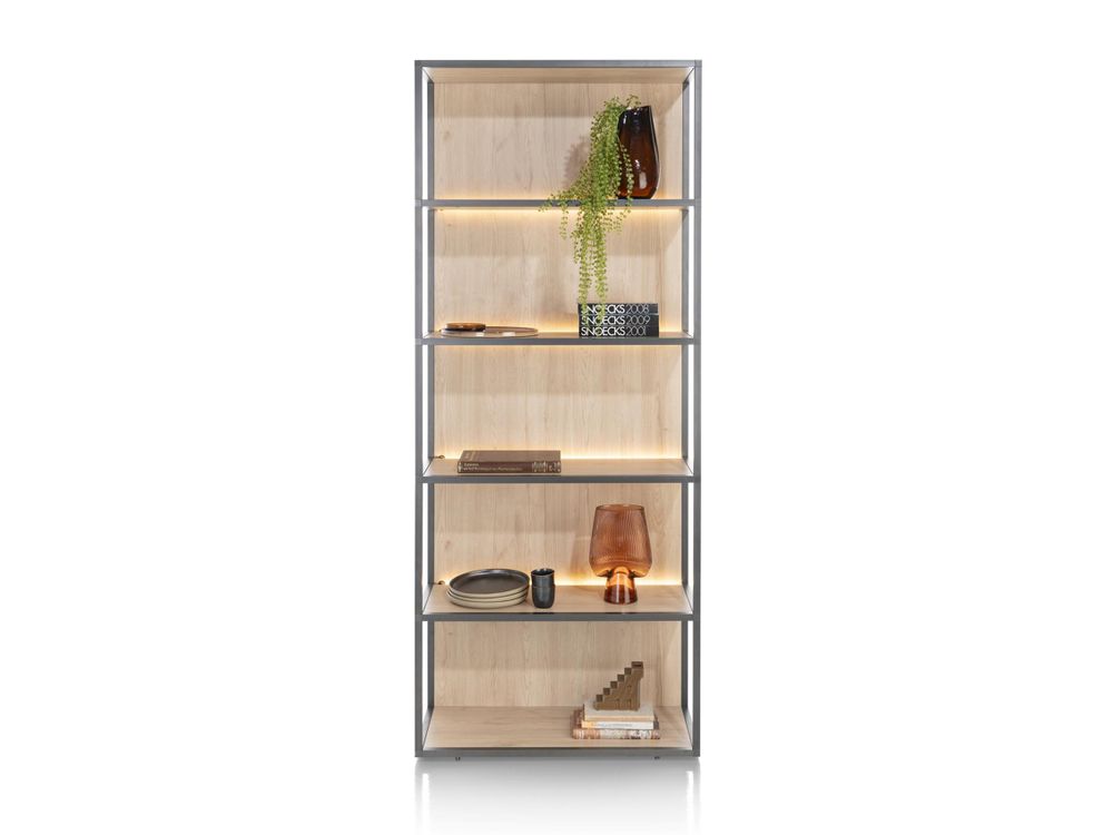 Boekenkast LINDFIELD - Eikenlook XOO 51569LNO