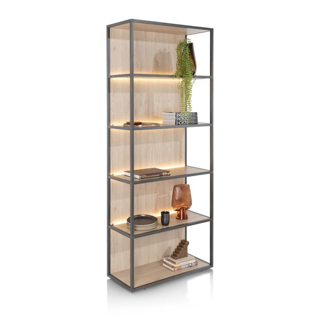 Boekenkast LINDFIELD - Eikenlook