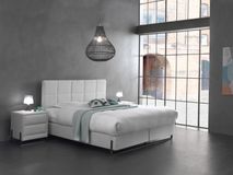 Boxspring BERLIN excl. matras - Lichtgrijs MOL BE BX1620