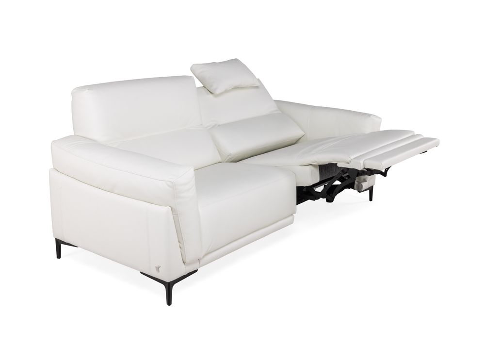2-zit + 3-zit met 2 elektr. relaxen OSCAR - Wit le C-CAL-156-001
