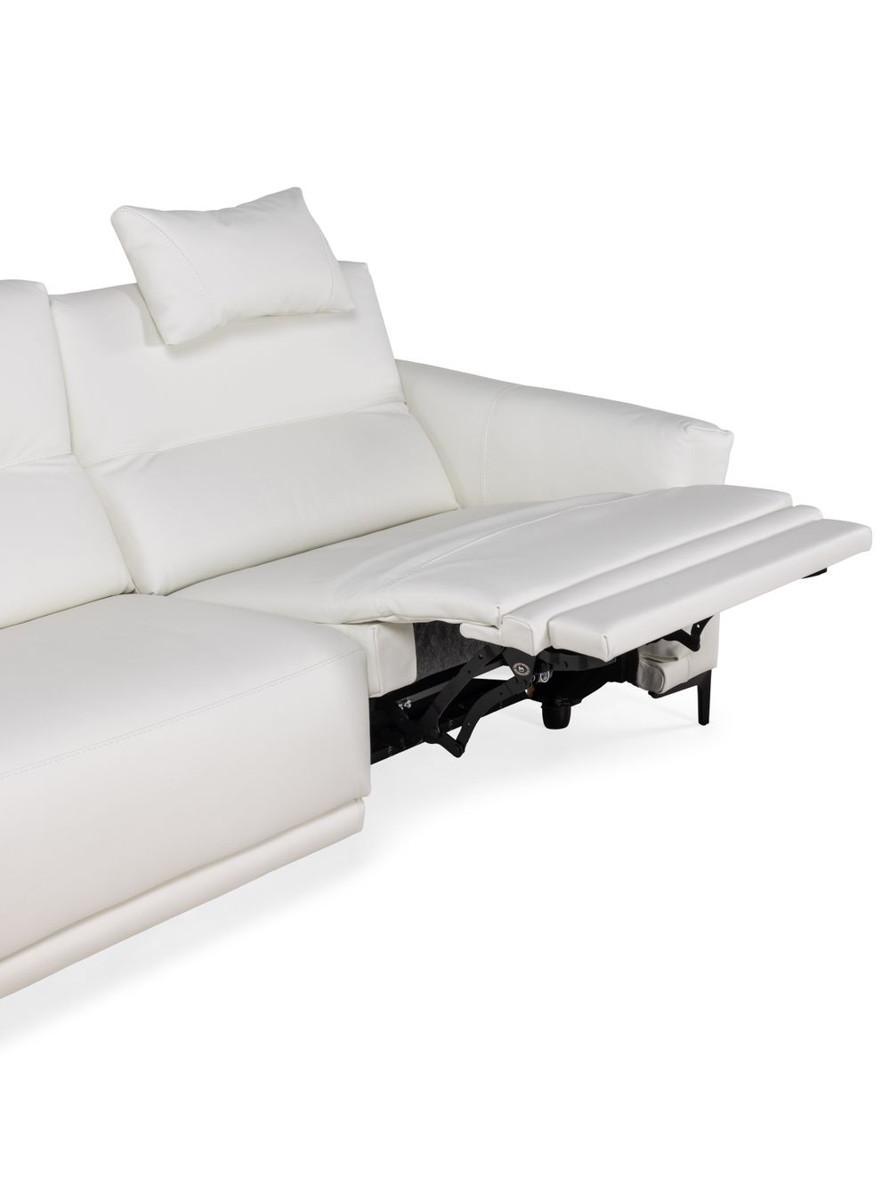 2-zit + 3-zit met 2 elektr. relaxen OSCAR - Wit le C-CAL-156-001