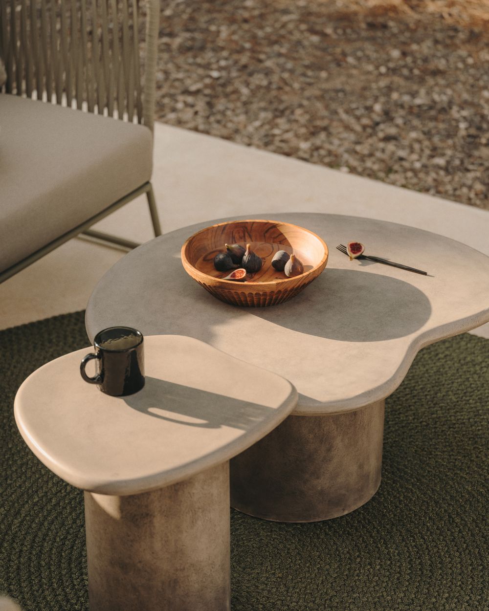 Salontafel MACARELLA - Geel Cement KAV J0300045PR14