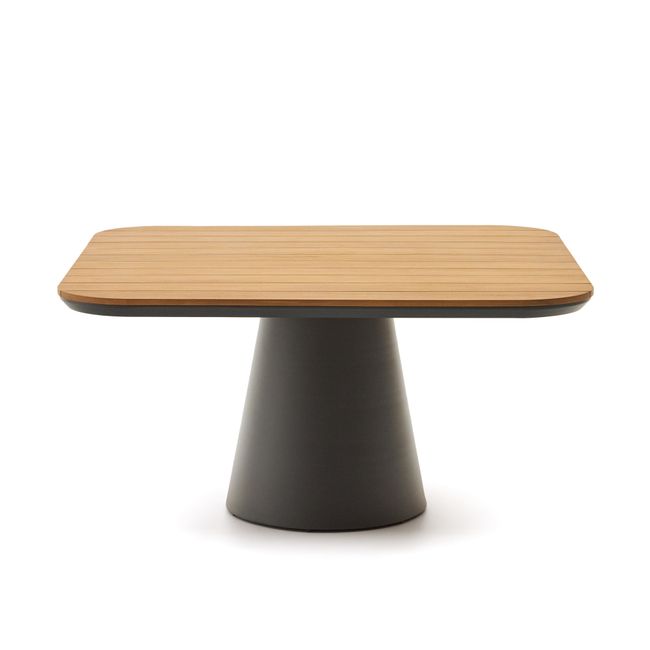 Tuintafel TUDONS - Teak / Aluminium