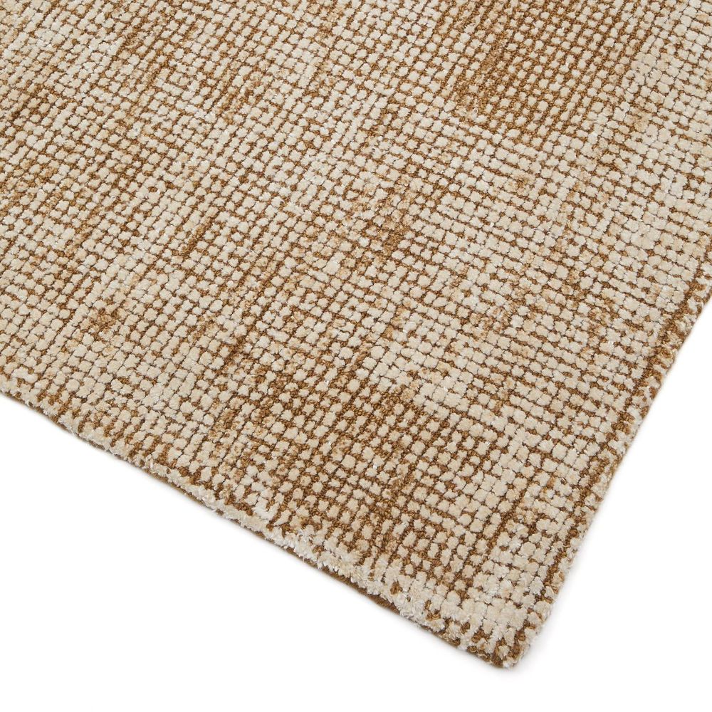 Tapijt SUSI - Wol / Bamboe-viscose Bruin KAV X0100181JJ81