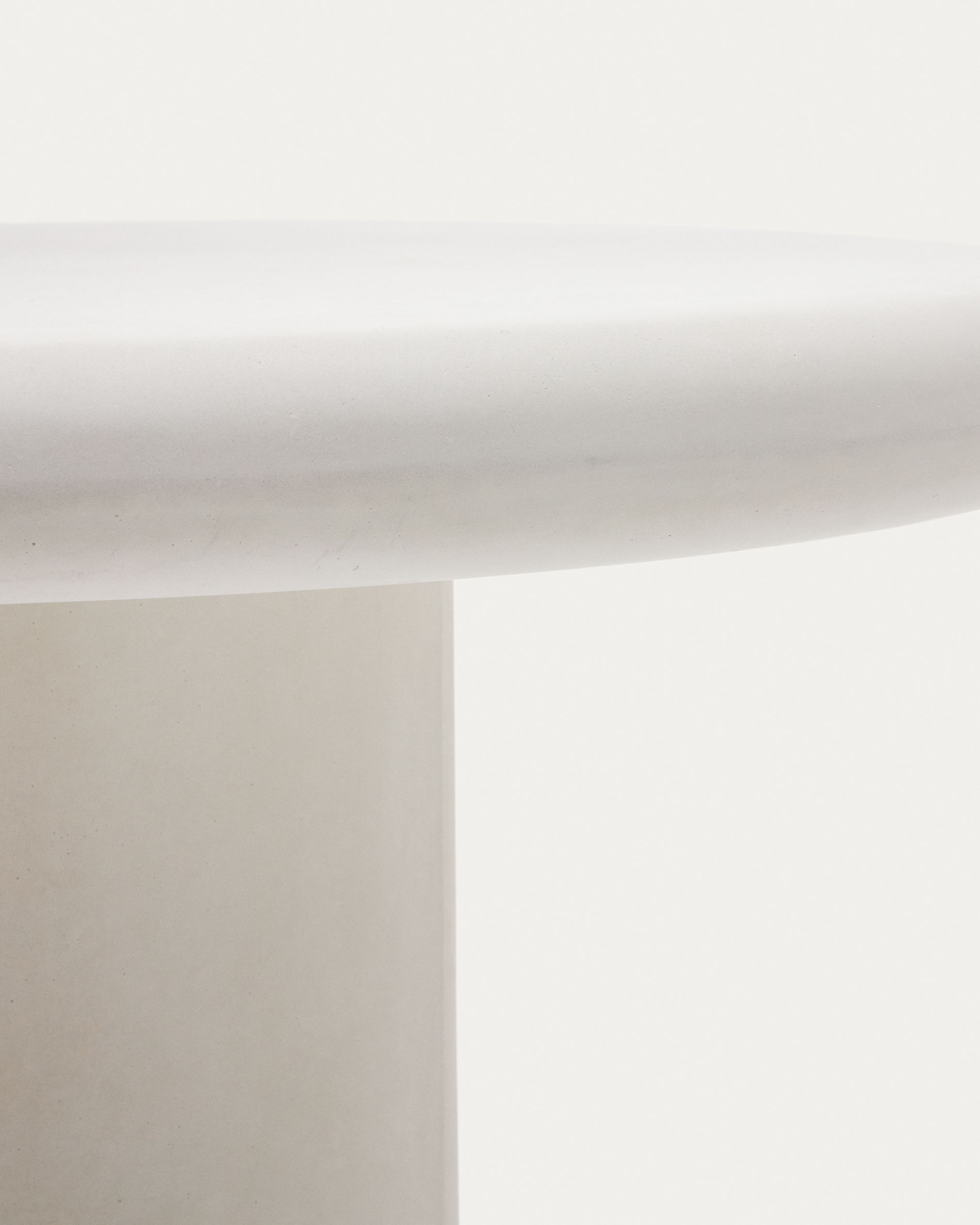 Tuintafel ADDAIA - Wit cement