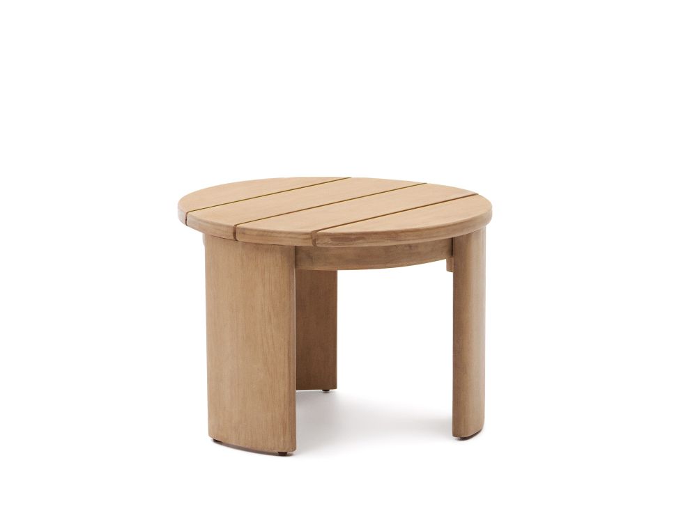 Bijzettafel XORIGUER - Massief eucalyptushout KAV J0400025MM46