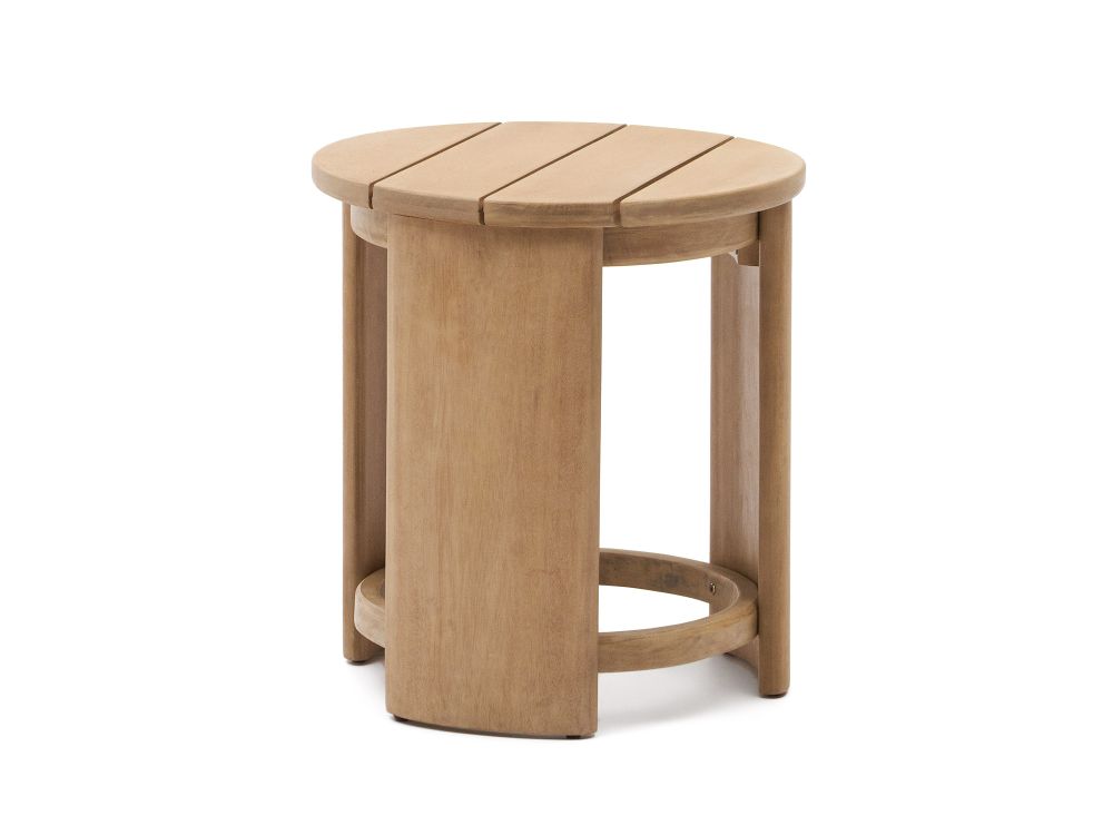 Bijzettafel XORIGUER - Massief eucalyptushout KAV J0400026MM46