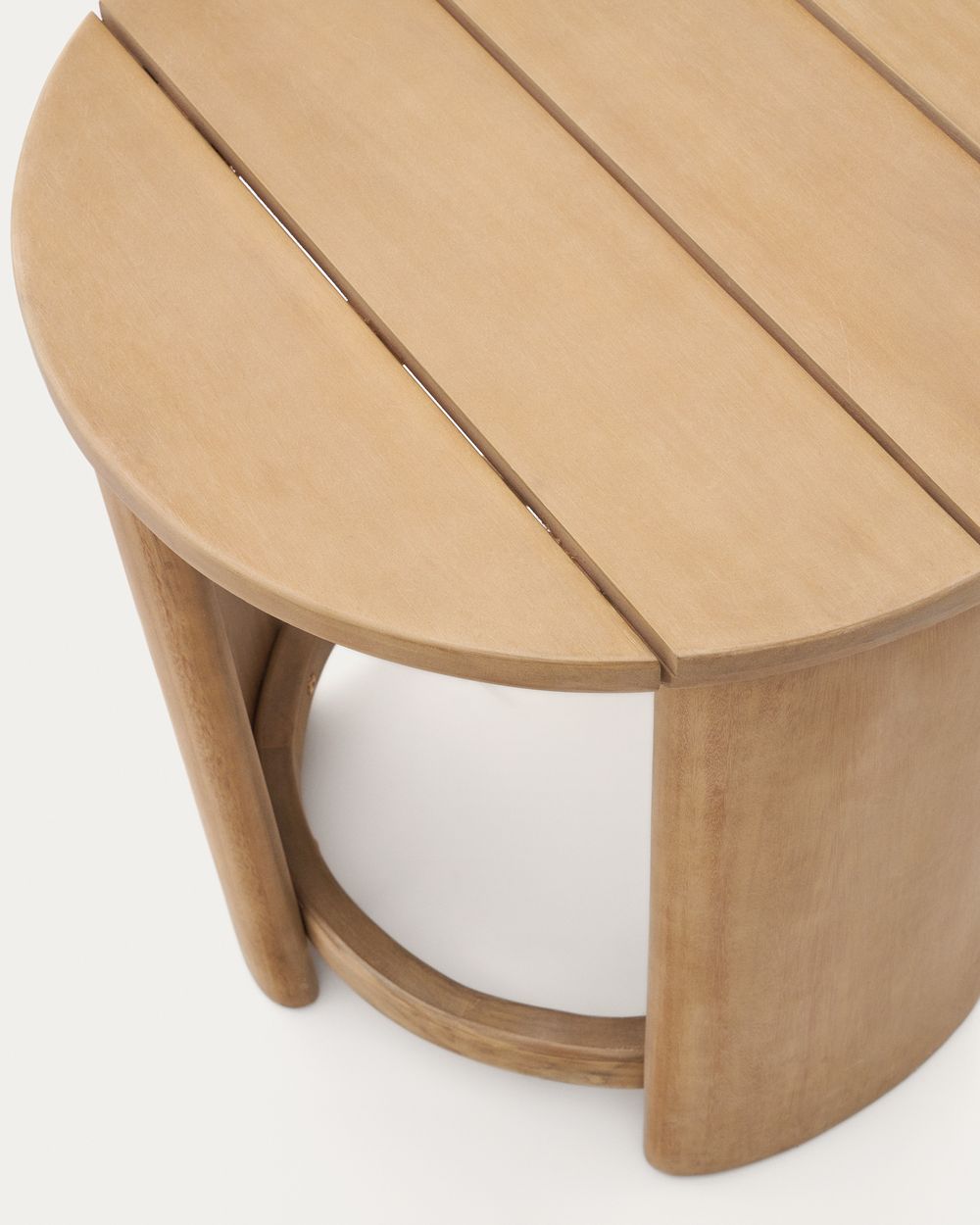 Bijzettafel XORIGUER - Massief eucalyptushout KAV J0400026MM46