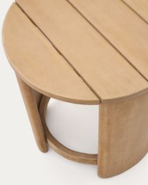 Bijzettafel XORIGUER - Massief eucalyptushout KAV J0400026MM46