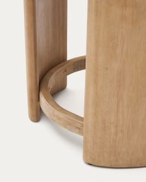 Bijzettafel XORIGUER - Massief eucalyptushout KAV J0400026MM46