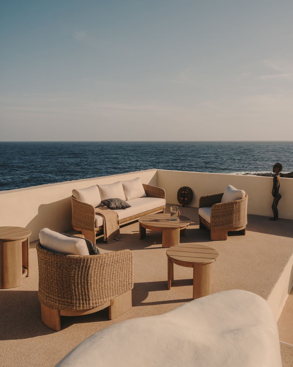 Bijzettafel XORIGUER - Massief eucalyptushout KAV J0400025MM46