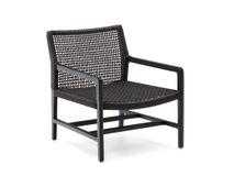 Loungefauteuil SABOLLA - Zwart / Teakhout KAV J1700018MM01