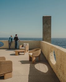 Fauteuil XORIGUER - Synthetisch Rotan / Eucalyptus KAV J1700050FF12