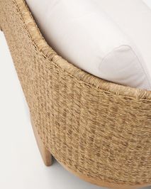 3-zit XORIGUER - Synthetisch rotan/Eucalyptushout KAV J1700052FF12