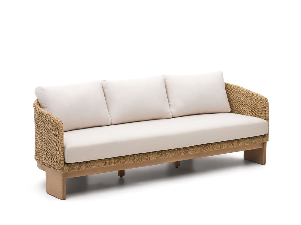 3-zit XORIGUER - Synthetisch rotan/Eucalyptushout KAV J1700052FF12