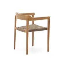 Tuinstoel ICARO - Massief teak/Beige touw KAV J0600108JJ12