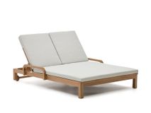 Tweepersoonsligstoel SONSAURA - Massief eucalyptus KAV J1300019JJ12