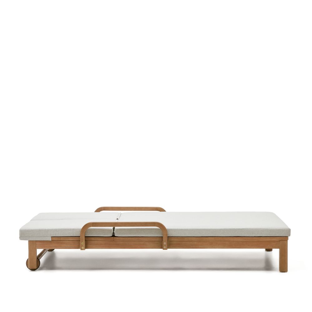 Tweepersoonsligstoel SONSAURA - Massief eucalyptus KAV J1300019JJ12