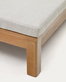 Tweepersoonsligstoel SONSAURA - Massief eucalyptus KAV J1300019JJ12