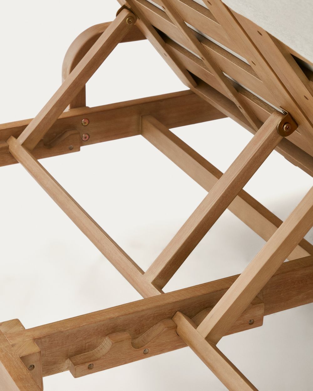 Tweepersoonsligstoel SONSAURA - Massief eucalyptus KAV J1300019JJ12